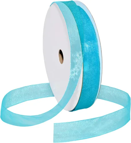 Miniatura 26 de Morex Ribbon 91803/100-609 Cinta de nailon Organdy, 5/8 pulgadas por 100 yardas, color rojo