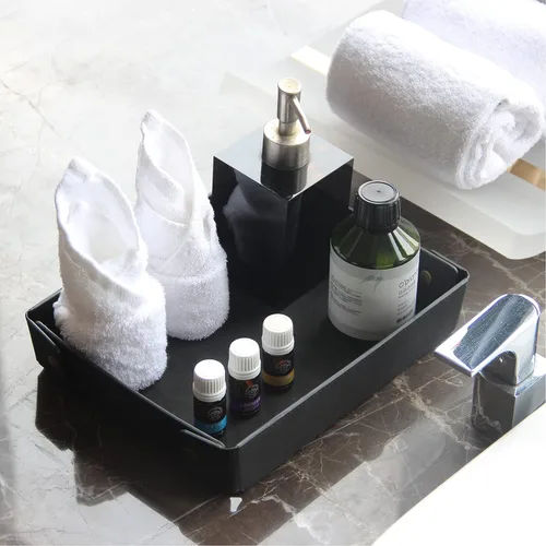 Miniatura 8 de CASIRENA Bandeja organizadora de cuero sintético para regalo del día del padre para hombres, bandeja para llaves de mesa de entrada, cartera, reloj