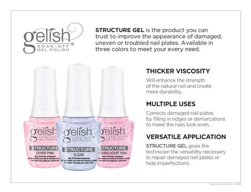 Miniatura 5 de Gelish Gel de estructura con brocha, esencial de gel de larga duración