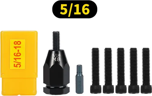 Miniatura 5 de Cabeza de pistola neumática de tuerca de remache autobloqueante de 1/4 con mandril de repuesto cada 5 piezas para herramienta de remache neumática e