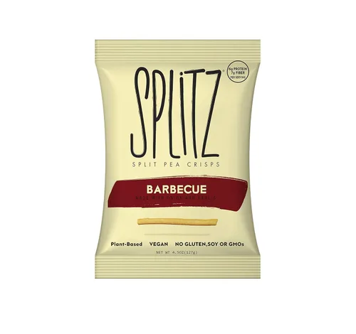 Miniatura 10 de SPLITZ Split Pea Crisps Ajo ardiente (1.5 onzas), 16 unidades a base de plantas, orgánico, sin OMG, vegano, sin gluten, superalimentos, aperitivo