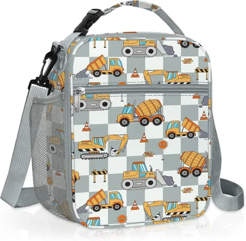 Miniatura 12 de Bolsa de almuerzo térmica aislada para niños Clastyle Sport Ball, grande, azul, con enfriador térmico, para niños, para picnic, escuela, canasta