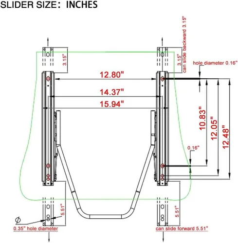 Miniatura 7 de FREEMOTOR802 Asientos universales para vehículos de carreras, asientos deportivos reclinables con deslizadores de doble bloqueo ajustables, 1 par