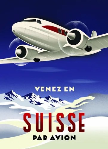 Miniatura 2 de Ven a Suiza por el rompecabezas de avión, 1000 piezas