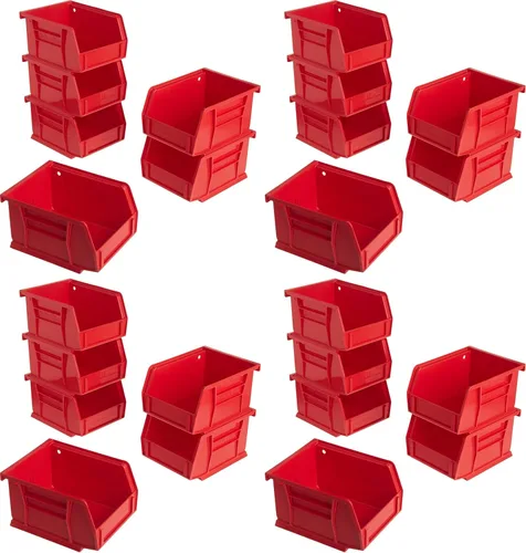 Miniatura 22 de Akro-Mils 08212YELLO 30210 AkroBins contenedores de plástico para almacenamiento, se pueden colgar y son apilables, (5 x 4 x 3 pulgadas)