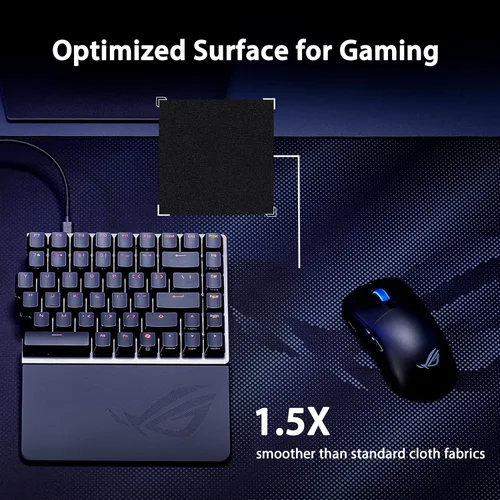 Miniatura 2 de ASUS ROG Sheath II XXL - Alfombrilla de mouse para juegos, 35.4 x 15.7 pulgadas, tela de enfriamiento avanzada, superficie de tejido textil 1.5