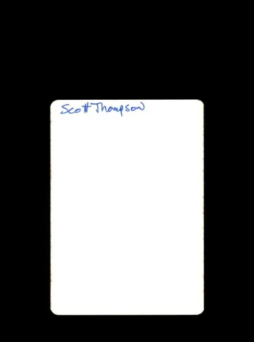 Miniatura 2 de Scot Thompson Signed Original 1970`s 4x5 Snaphot Photo Chicago Cubs At Wrigley 2