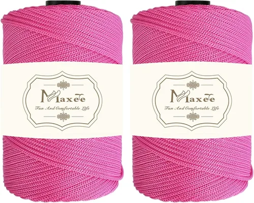 Miniatura 99 de Cordón de macramé premium de poliéster 3 mm × 218 yardas, cordón de macramé 100% polipropileno de 3 mm, ideal para crochet, colgadores de pared, 30