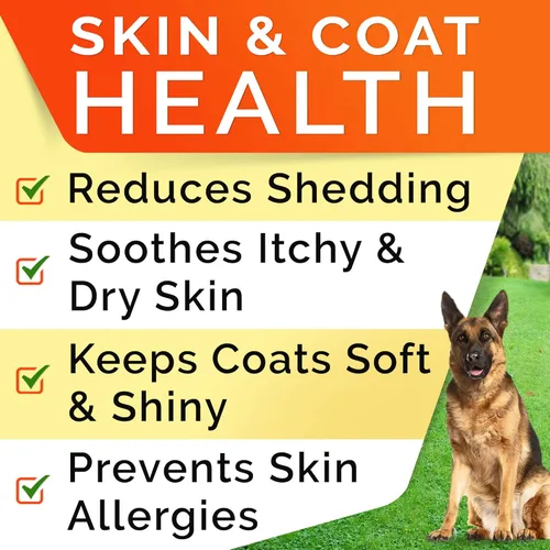 Miniatura 2 de StrellaLab Omega 3 para perros – (360 unidades) Golosinas de aceite de pescado – Alivio de alergias y picazón Suplemento de piel y pelaje – Piel