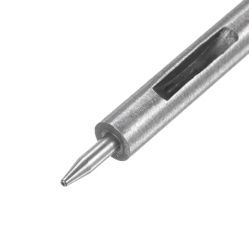Miniatura 4 de HARFINGTON Perforadora de cuero de 0.020 in, recta, redonda, con ojales, remache a presión, fijador para cuero, artesanía, ropa, bolso, cortina
