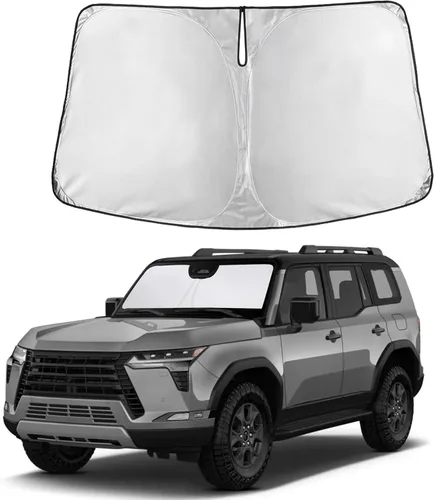 Miniatura 85 de Autovir Parasol para parabrisas Rivian R1S 2022-2024 2025 2026, parasol para ventana delantera, protección UV, bloqueador de calor, accesorios