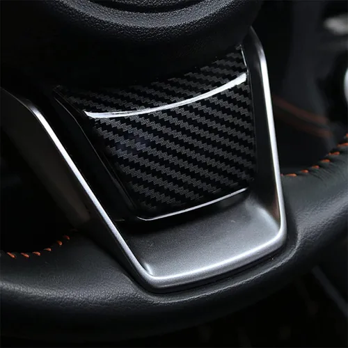 Miniatura 3 de 4 piezas de marco de panel de volante de fibra de carbono ABS para Subaru Forester Ascent SUV 2019-2024, para Impreza 2017-2024, para Legacy/Outback