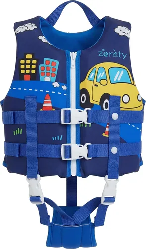 Miniatura 10 de Zeraty - Chaleco de natación para niños de neopreno, chaleco flotante para niños, ayuda para nadar para niños niñas y niños, 20-30-40-50-60-70-80