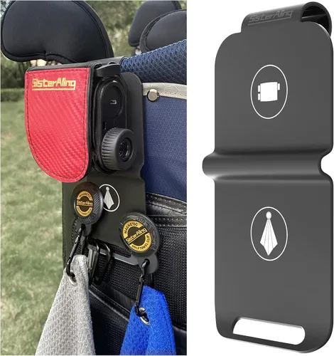 Miniatura 7 de Almohadillas de Aterrizaje de Metal para Bolsa de Golf para Toalla de Golf Magnética, Telémetro de Golf, Frasco de Golf, Altavoz de Golf - Acceso
