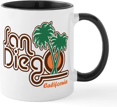Miniatura 15 de CafePress Taza de café de cerámica de 11 oz (11.0 fl oz) de San Francisco Blanco - Taza San Francisco