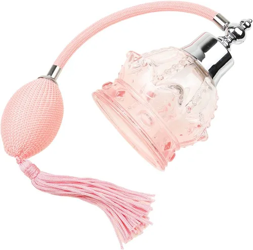 Miniatura 2 de None Branded YangLand - 1 botella de perfume vacía recargable de vidrio de 3.4 fl oz, botella de perfume recargable vintage, botella de vidrio