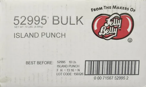 Jelly Belly Island Punch Jelly Beans, caja de 10 libras