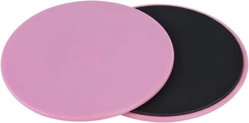 Bnineteenteam 2 unidades de disco deslizante deslizante para ejercicios de fitness, multifunción, para entrenamiento de cuerpo completo para Rosa