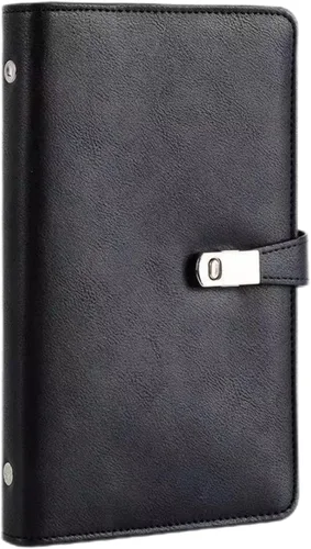 Miniatura 10 de Organizador de tarjetas de visita, soporte para tarjetas de crédito, organizador de tarjetas de crédito, estuche de almacenamiento Rolodex con 120