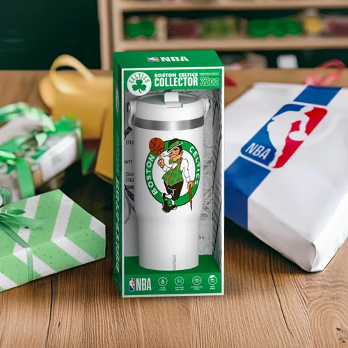 Miniatura 4 de Hydrapeak Botella de agua aislada de acero inoxidable con licencia oficial de la NBA de Phoenix Suns Nomad de 32 onzas con mango de agarre flexible