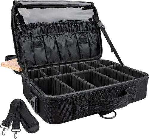 Miniatura 13 de Estuche de maquillaje de viaje JOURMON, Negro, L