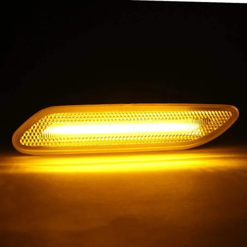 Miniatura 4 de Luz LED secuencial de señalización lateral intermitente compatible con Mini Cooper R60 R61 Countryman Paceman 2011-2016 (lente transparente)