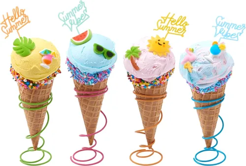Miniatura 14 de DECOPAC Sweet Tooth Deluxe Fusion Mix, 26 onzas, chispas de caramelo en recipiente de mano, gránulos comestibles para pasteles de celebración