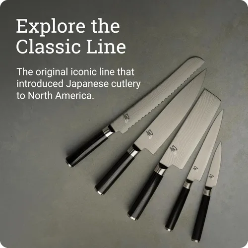 Miniatura 7 de Shun Cuchillo Santoku clásico de 5 1/2" Negro