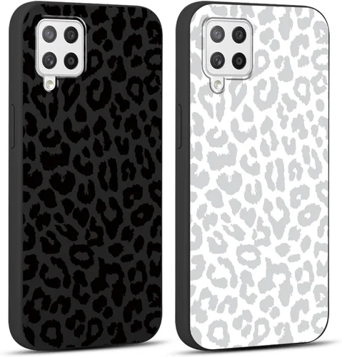 Miniatura 94 de 2 Pack Funda con lindo estampado de chita para Samsung Galaxy S22 Ultra 5G de 6.8", Fundas con patrón de leopardo de lujo, diseño de silicona suave