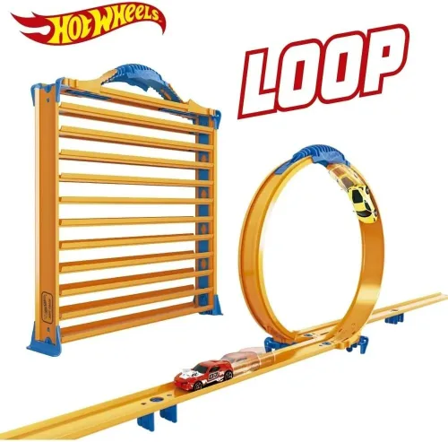 Miniatura 2 de Hot Wheels Rack N' Track Almacenamiento para 44 coches u otros juguetes - vitrina, caja de exhibición, estuche de coleccionista, caja