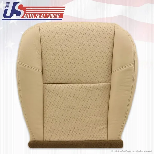 Miniatura 2 de 2007 2008 para Cadillac Escalade Cubierta de asiento de cuero inferior derecha perforada marrón