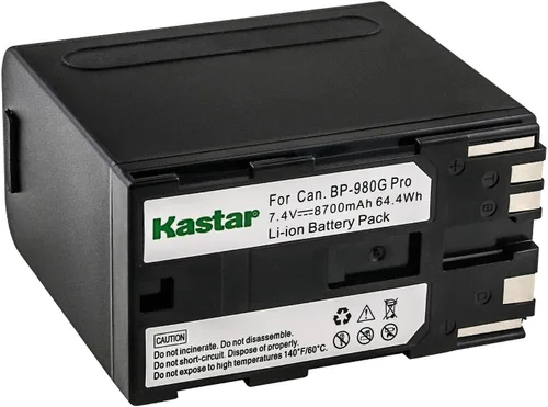 Miniatura 2 de Kastar Paquete de 1 batería BP-980GPRO de 7.4 V 8700 mAh de repuesto para Canon EOS C100 Mark II, EOS C300, EOS C300 PL, EOS C500, EOS C500 PL