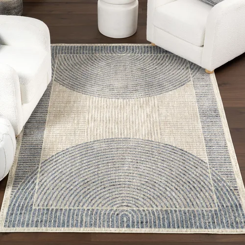 Miniatura 12 de Nuloom Aadhya - Alfombra geométrica de 2 x 8 pies para sala de estar, dormitorio, comedor, entrada, pasillo, color marrón claro