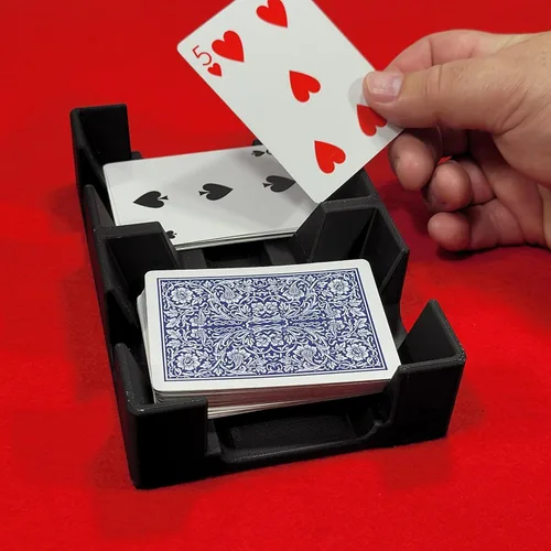 Miniatura 2 de Bandeja de plástico negro para cartas o carrito, no giratoria, fabricada en Estados Unidos
