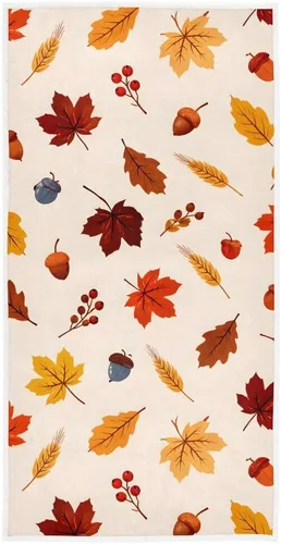 Miniatura 17 de ALAZA Toalla de mano de calabaza para el día de Acción de Gracias, para yoga, gimnasio, toalla de algodón absorbente multiusos para baño, cocina