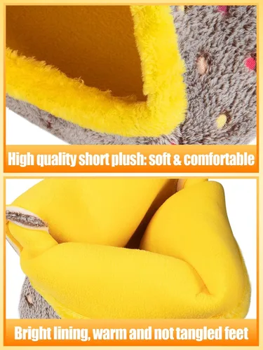Miniatura 7 de Gran casa nido de pájaros cálida para invierno, cómoda cama para pájaros para jaula con alfombrilla, hamaca colgante refugio escondite cabaña regalo