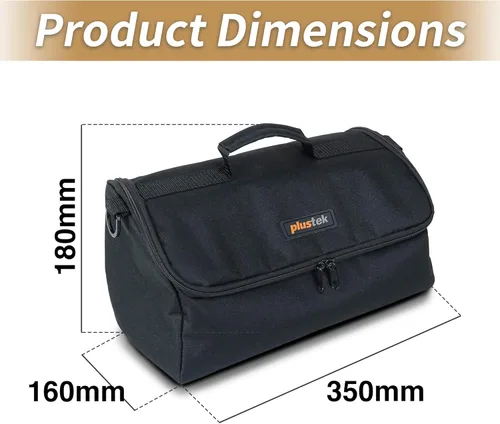 Miniatura 7 de plustek Estuche de transporte para escáner de documentos, a prueba de polvo, antiestático, protector y escáner, Fujitsu ScanSnap y Brother Document