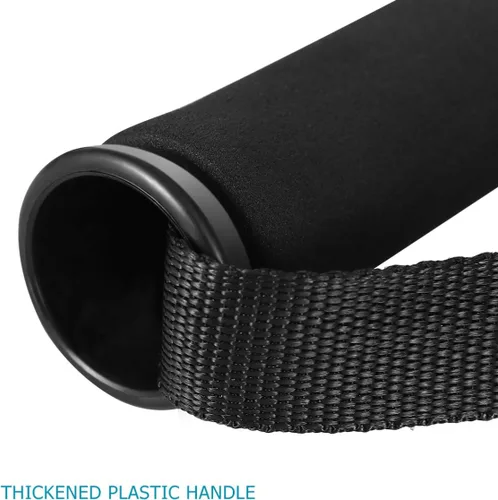 Miniatura 5 de SEWACC 1 par de asas de cable para tirar, manijas de ejercicio de gimnasio, bandas de resistencia, reemplazo de mango de ejercicio resistente
