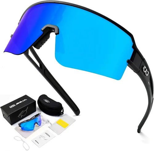 Miniatura 8 de AVV Gafas de sol polarizadas para ciclismo, deportivas, con protección UV400, para pesca, conducción, correr, béisbol, para hombres y mujeres Marcos