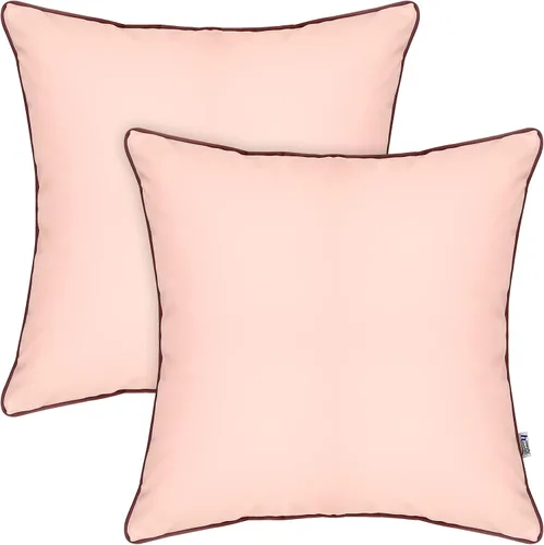 Miniatura 9 de Paquete de 2 fundas de almohada para exteriores de 12 x 20 pulgadas, resistente al agua, de piel de silicona, resistente a los rayos UV, resistente