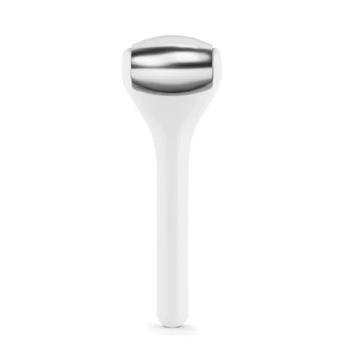 MAANGE Mini Rodillos para Ojos y Cara para Masaje de Ojos, Rodillo de Hielo de Acero Inoxidable para Alivio de Hinchazón y Migraña, Rodillo Facial