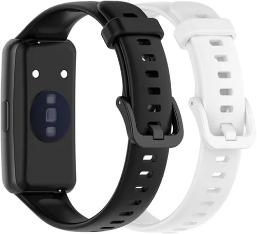 Senter Banda de repuesto de goma suave de liberación rápida para Huawei Band 7 Smart Watch 2 unidades-a