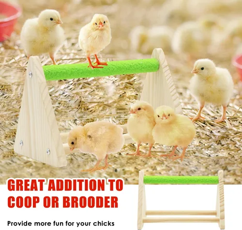 Miniatura 6 de Kit de comedero y bebedero para pollitos GIFANK con lámpara de calor de 75W, percha para pollitos, comedero para aves de corral con tapa abatible