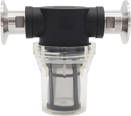 Filtro en línea de 1.5 "TC (1.988 in) para cerveza casera 150 100 malla de agua y filtración de cerveza