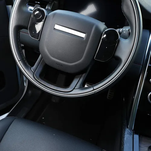 Miniatura 3 de Decoración para volante de automóvil de grano de madera de roble para Range Rover Sport 2014-2020, Velar Evoque L551 Discovery Sport 2017-2020