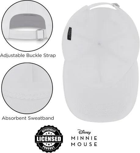 Miniatura 7 de Disney Gorra de béisbol para mujer, gorra ajustable de Minnie Mouse para adultos