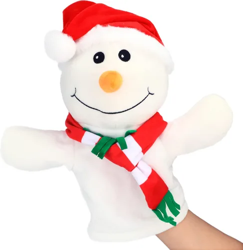 Miniatura 10 de Hopearl Marioneta de mano de pájaro de peluche con boca abierta y movible para juego imaginativo, juego de rol, juguete interactivo para contar
