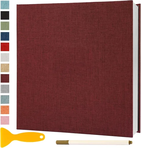 Miniatura 23 de Álbum de Fotos con Páginas Autoadhesivas, Álbum de Recortes, Álbumes de Fotos Magnéticos con Páginas Adhesivas para Fotos de 4 x 6, 5 x 7, 8 x 10