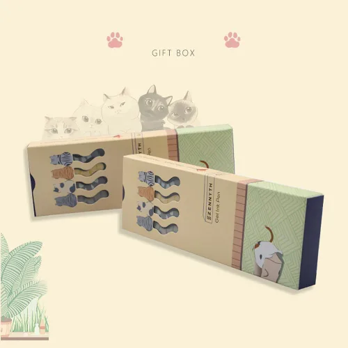 Miniatura 5 de BXCNCKD Lindo bolígrafo para gatos, bolígrafo telescópico de garra de gato, lindo bolígrafo kawaii, bolígrafo de tinta negra japonesa con 5