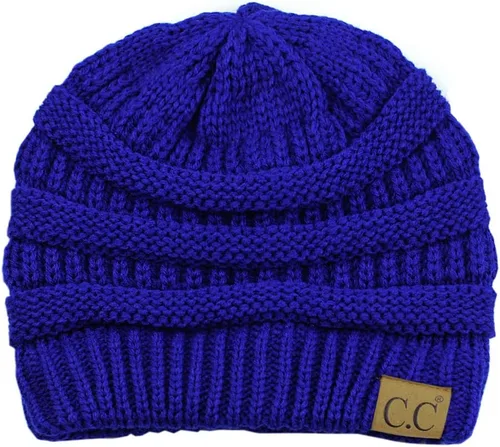 Miniatura 517 de C.C Trendy Warm Chunky Soft Stretch Cable Knit Beanie